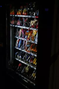 Automat mit Junkfood